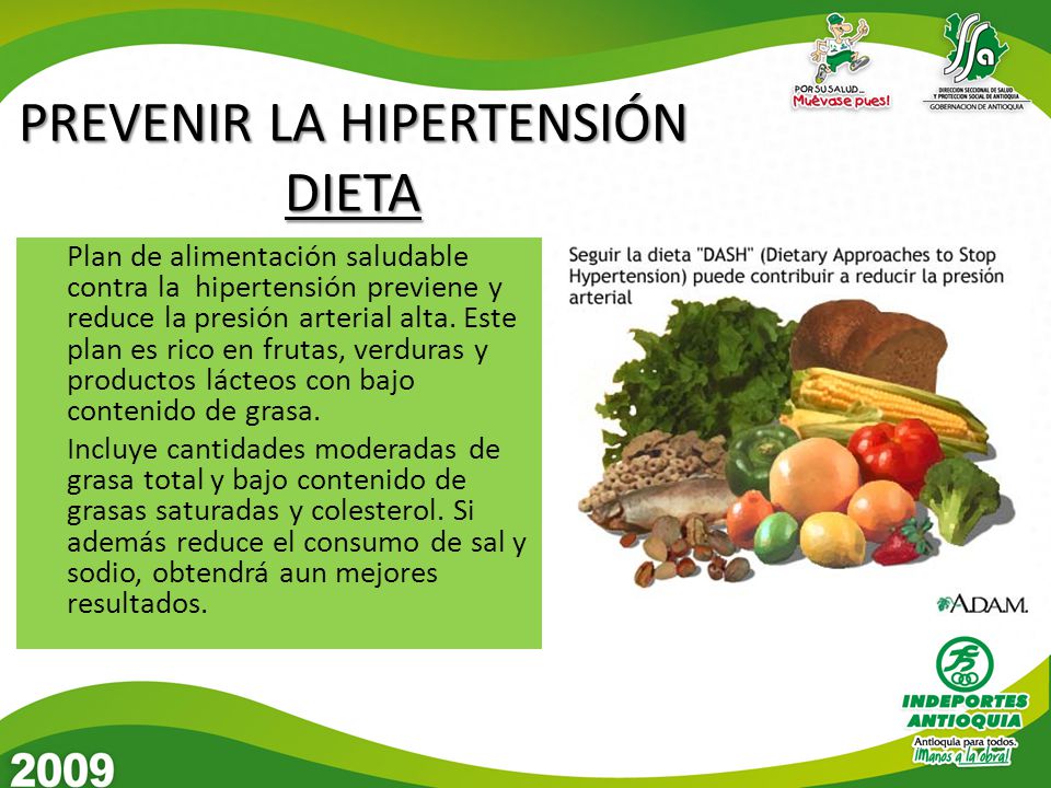 Plan de prevención de hipertensión
